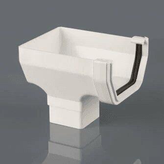 Stop End Outlet For Square Gutter 114mm-0