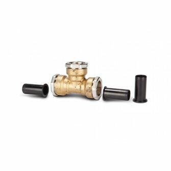 Polyguard DZR Gunmetal 63mm Equal Tee-1