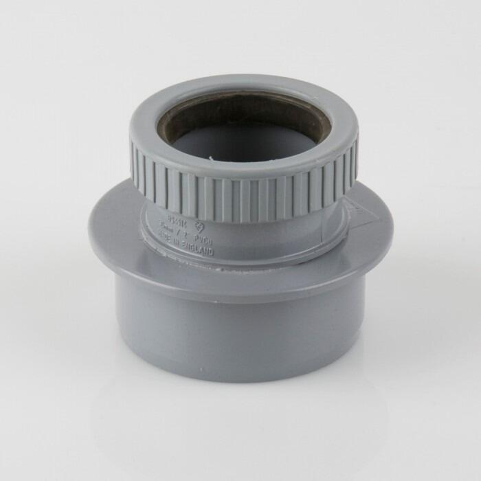 Reducer To 50mm Waste For 82mm Ring Seal Soil Pipe - Plastic Drainage-0