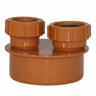 UG461 110mm x 32mm / 40mm Double Waste Adaptor-0
