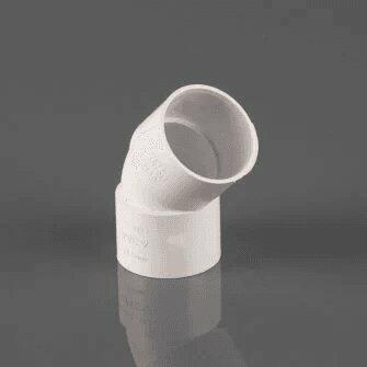 40mm MUPVC 135DEG Solvent Weld Obtuse Bend-0
