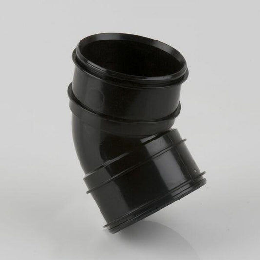 110mm PVCu Solvent Weld Soil Pipe Bend 135 Degrees Double Socket 474 - Plastic Drainage-0