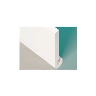 175mm x 5M Bullnose Fascia White - 16mm - Plastic Drainage-0