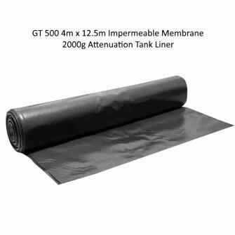 Attenuation Tank Liner. Impermeable Membrane 0.5mm 2000g 4x12.5m-0