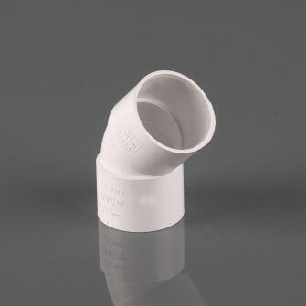 32mm MUPVC 135DEG Solvent Weld Obtuse Bend - Plastic Drainage-0