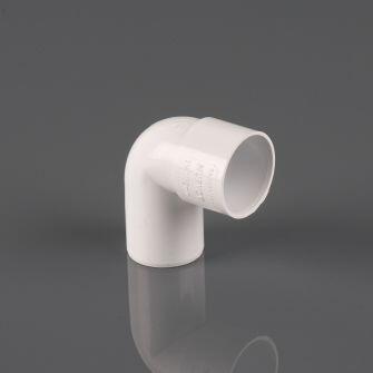32mm MUPVC 90DEG Solvent Weld Conversion Bend - Plastic Drainage-0
