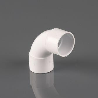 32mm MUPVC 92.5DEG Solvent Weld Swept Bend - Plastic Drainage-0