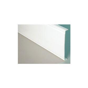 350mm x 5M Double Edged Fascia Ogee Capping Board White - 9mm - Plastic Drainage-0