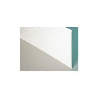 605mm x 5M Soffit Board Plain White - 9mm - Plastic Drainage-0