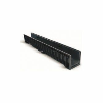 C250 Channel Drain x 1000mm Ductile Iron Slotted Grating-0