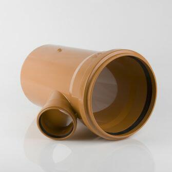 110mm 45DEG Double Socket Branch 400mm-0
