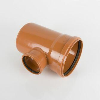 110mm 87.5DEG Double Socket Branch 400mm-0