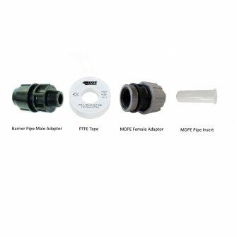 32mm Barrier Pipe to 32mm MDPE Connection Kit-0
