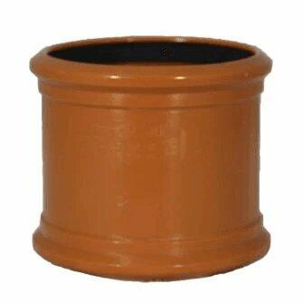 Double Socket Slip Coupler (Without centre Stop) For 110mm Underground Drainage Pipe-0