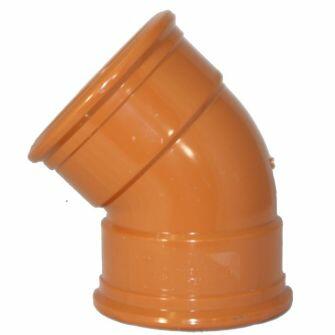 BULK DEAL 110mm Double Socket Bend 45DEG (Pack of 40)-0