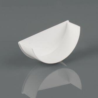 Round Guttering Internal Stop End For 112mm Gutter-0