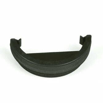 Cascade Cast Iron Effect External Stop End For Roundstyle Gutter 112mm-0