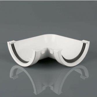 Round Guttering 90DEG Angle For 112mm Gutter-0