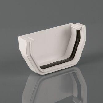 External Stop End For Square Gutter 114mm-0