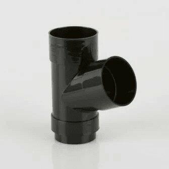 112DEG Downpipe Branch For Round Downpipe 68mm-0
