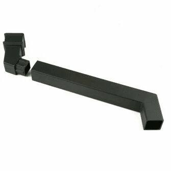 Cascade 150mm-455mm Adjustable Offset For Square Downpipe 65mm-0