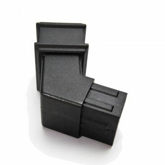 Cascade Cast Iron Effect 100 x 75mm Plastic 112.5dg Spigot Bend-0