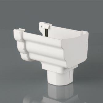 Ogee Guttering 106mm RH Stop End Outlet Prostyle-0