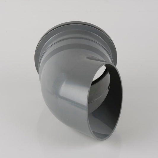Brett Martin Downpipe Shoe for Industrial Downpipe Grey 110mm - Plastic Drainage-0