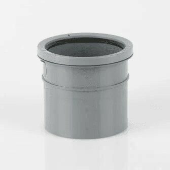 110mm Push Fit Single Socket Pipe Connector-0