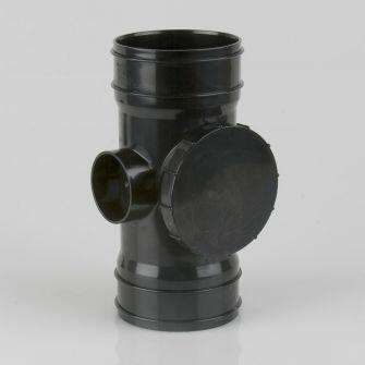 110mm PVCu Solvent Weld Soil Access Pipe Double Socket 477-0