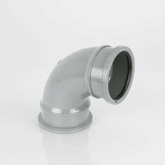 110mm Push Fit 92.5DEG Double Socket Bend-0
