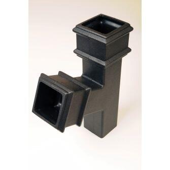 Cascade 112.5DEG Branch For Square Downpipe 65mm - Plastic Drainage-0