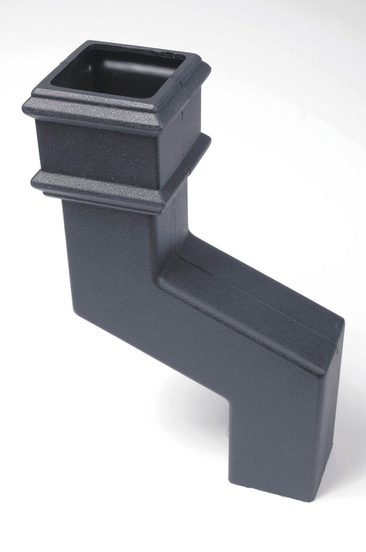 Cascade 150mm Offset For Square Downpipe 65mm - Plastic Drainage-0