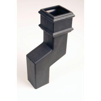 Cascade 75mm Offset For Square Downpipe 65mm - Plastic Drainage-0