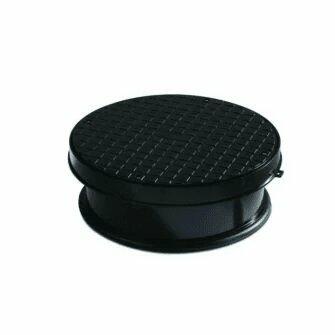 Polypipe 320mm Dia PP Cover And Frame C/W Seal And Fixing Screws (Pedestrian)-0