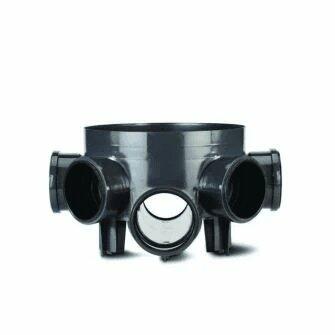 320mm Chamber Base With 5-Inlets (c/w 3 Banking Plugs)-0