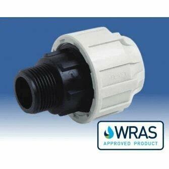 25mm x 3/4" MDPE PIPE MALE ADAPTOR-0