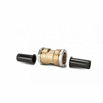 Polyguard DZR Gunmetal 63mm Straight Coupler-0