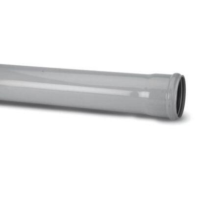 Ring Seal 82mm Plain Ended Soil Pipe 3.0M - Plastic Drainage-0