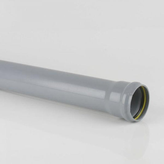 Ring Seal 82mm Single Socket Soil Pipe 3.0M - Plastic Drainage-0