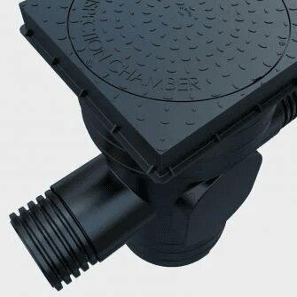 Silt Guard 500mm Silt Trap for 225mm Twinwall Pipe-0