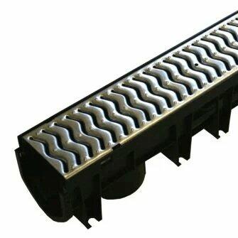 BULK DEAL Flexseal Storm Drain Plus Channel 1M Galvanised Grating (Pack 72)-0