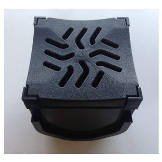 Storm Drain Quad Black Hdpe Lid-0