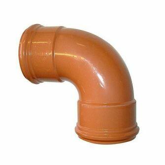 160mm x 87.5DEG Double Socket Bend For 160mm Underground Drainage Pipe-0