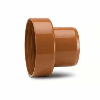 Clay/Cast Iron Adaptors 110mm To Spigot For Underground Drainage Pipe-0
