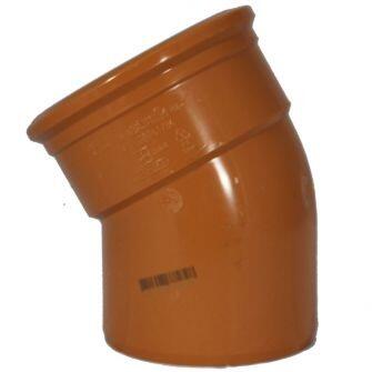 30DEG Single Socket Bend 200mm-0