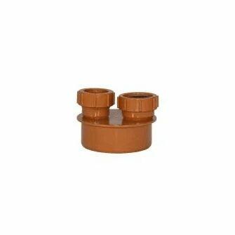 Waste Pipe Adaptor 110mm 40mm And 40mm Double Equal To Socket For Underground Drainage Pipe-0