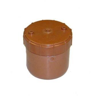 Screwed Access Plug Spigot Tail For 110mm Underground Drainage Pipe-0