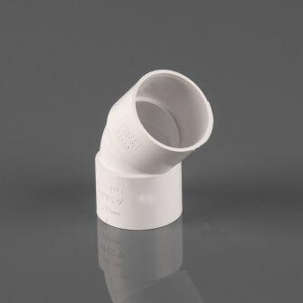 50mm MUPVC 135DEG Solvent Weld Obtuse Bend-0