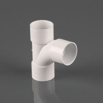 40mm MUPVC 92.5DEG Solvent Weld Swept Tee-0